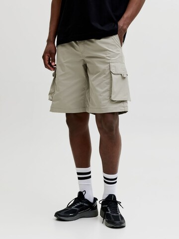 JACK & JONES - regular Pantalón cargo en verde: frente