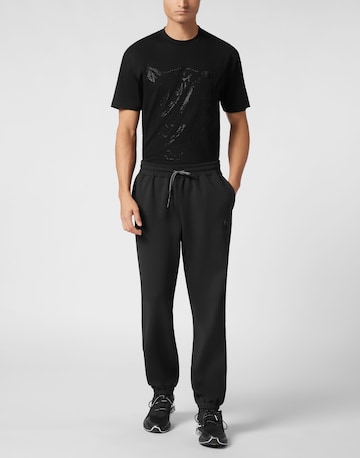 Tapered Pantaloni di Plein Sport in nero