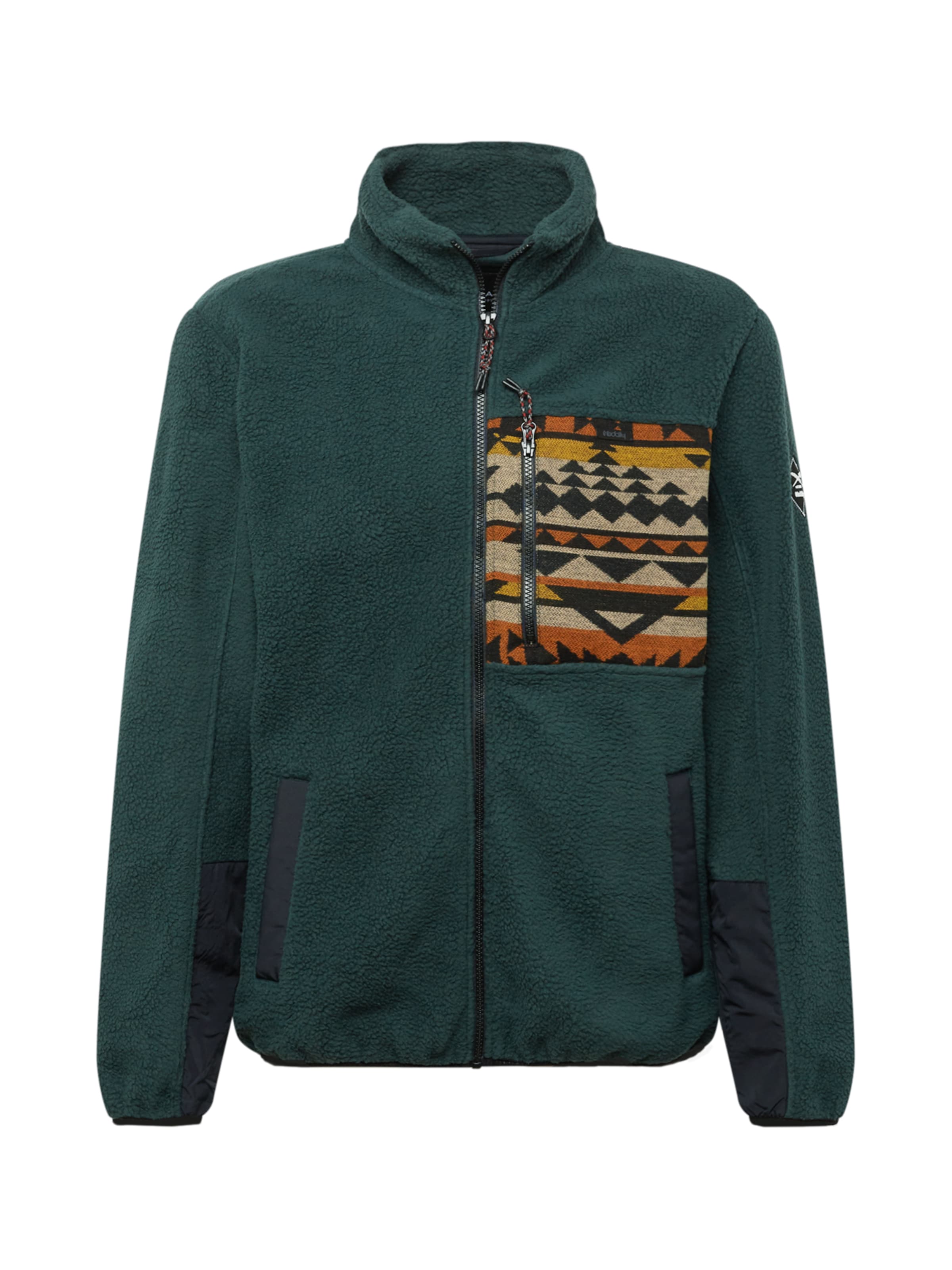 Veste en polaire 'Wonderer Track' Iriedaily en vert : devant