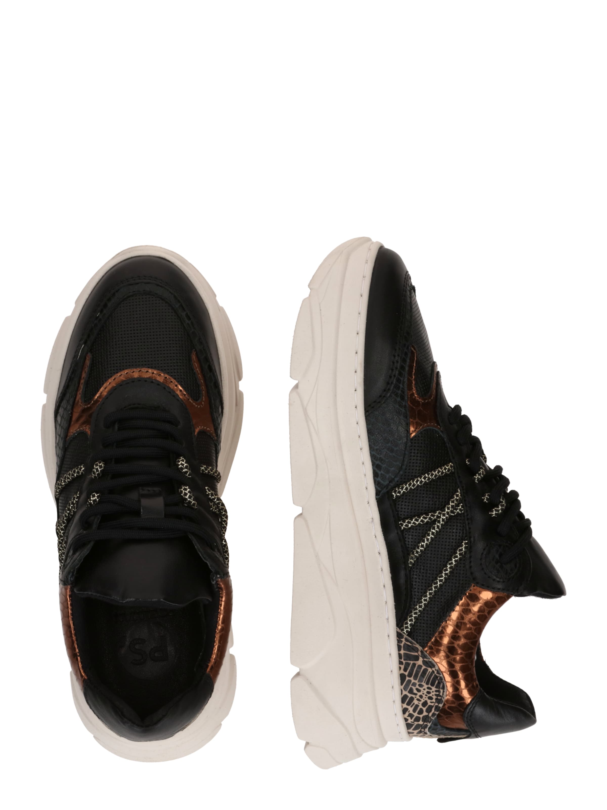 Baskets basses 'Jana' PS Poelman en noir