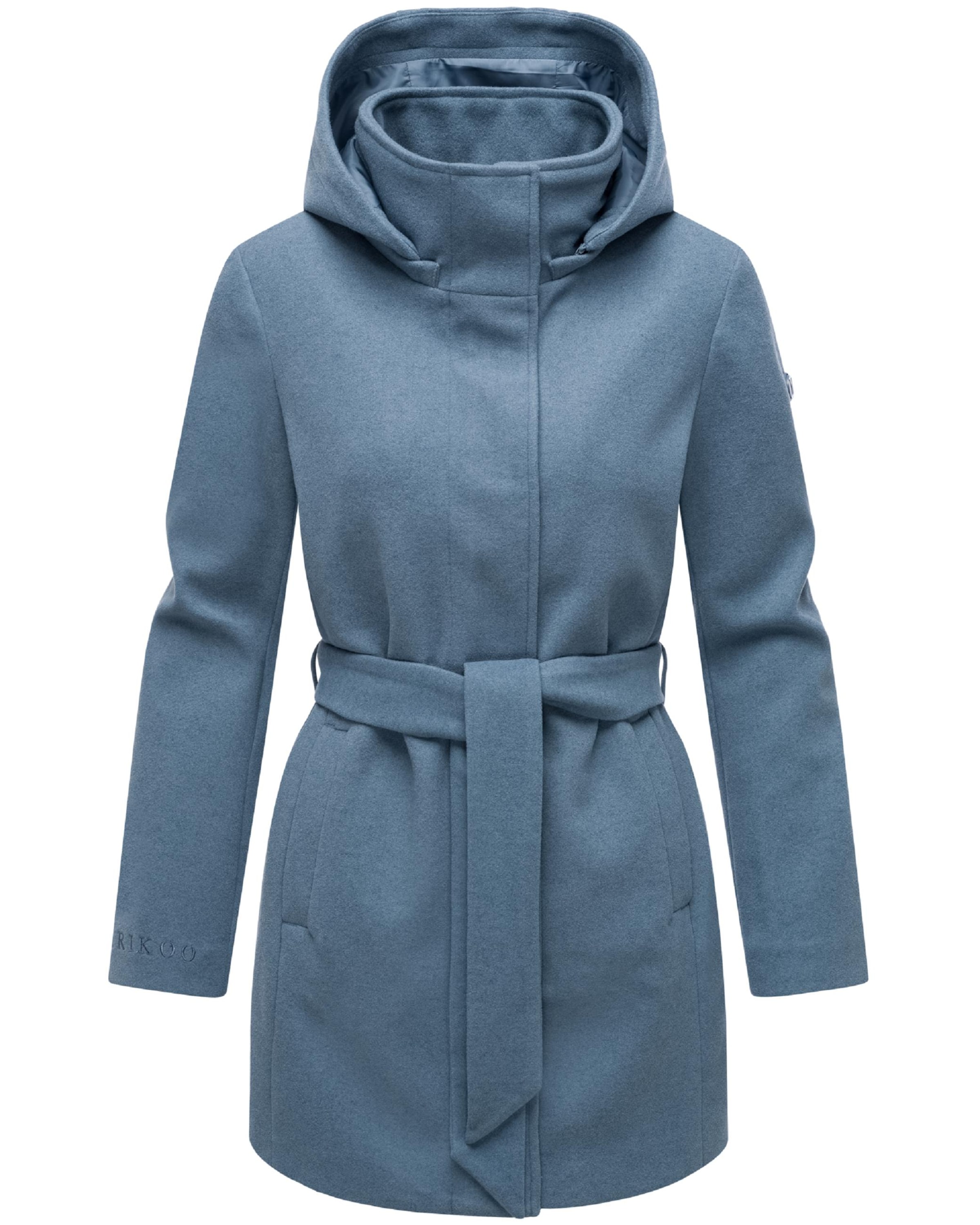 MARIKOO Преходно палто 'Katalinaa 16' в синьо: отпред