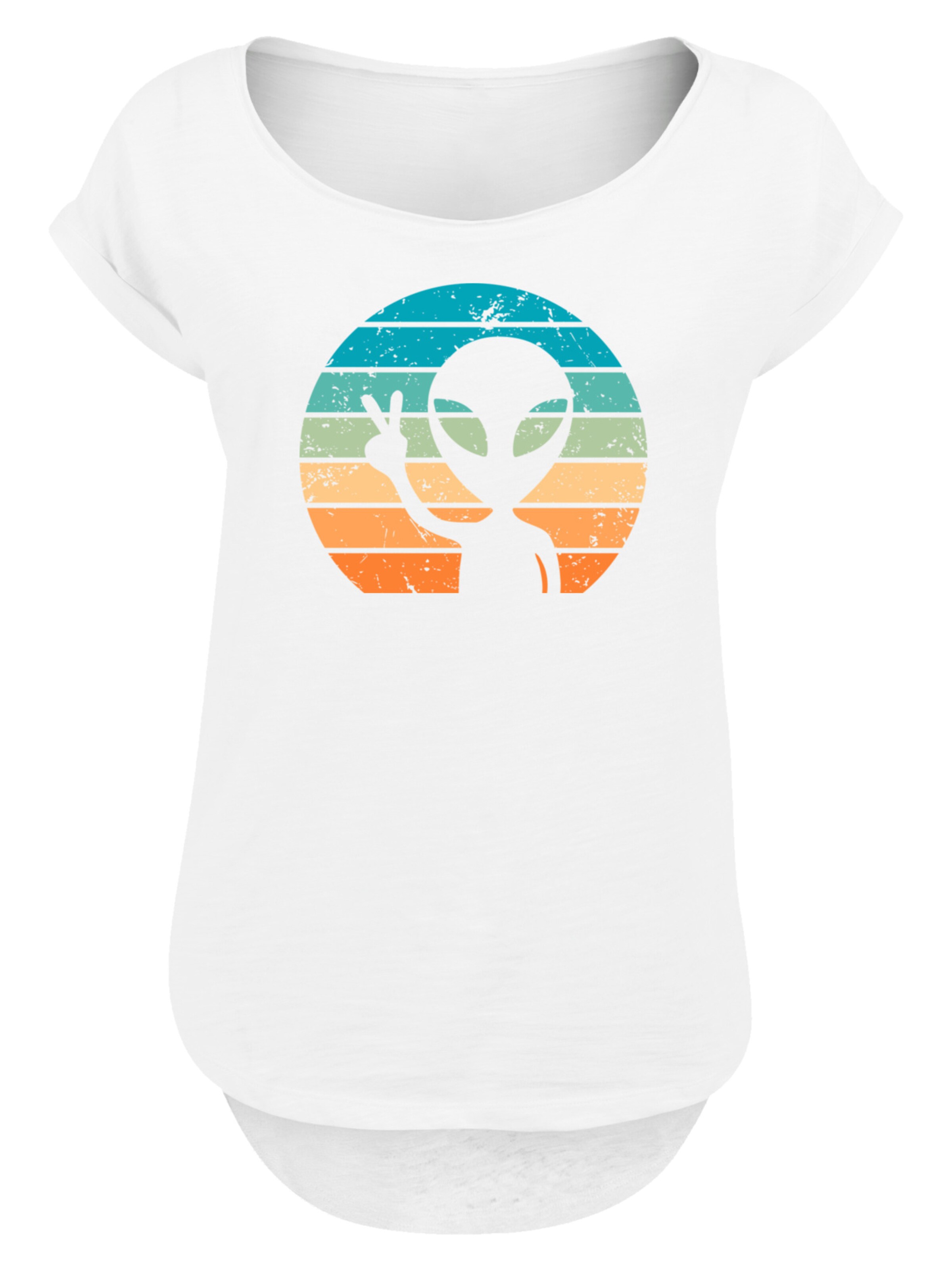 F4NT4STIC Shirt in Wit: voorkant