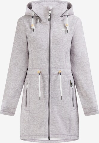 Schmuddelwedda Fleece jas in Lila: voorkant