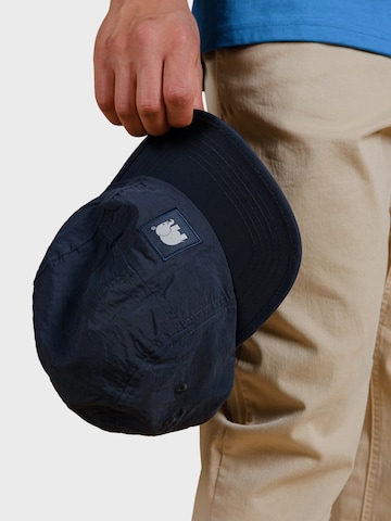 Trendsplant Czapka z daszkiem ' FIVE PANEL ' w kolorze niebieski
