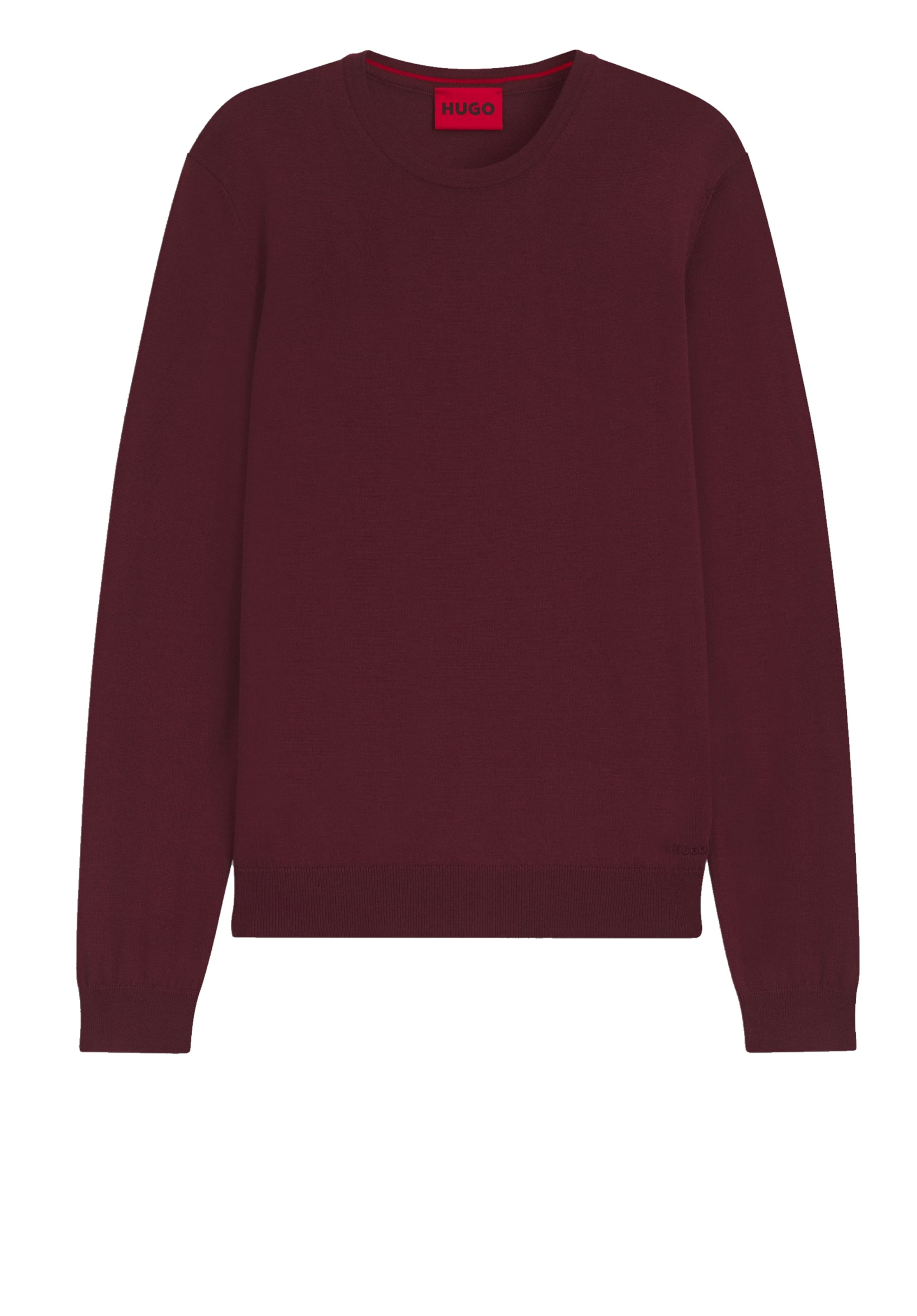 HUGO Sweater 'San Cedric' in Red: front