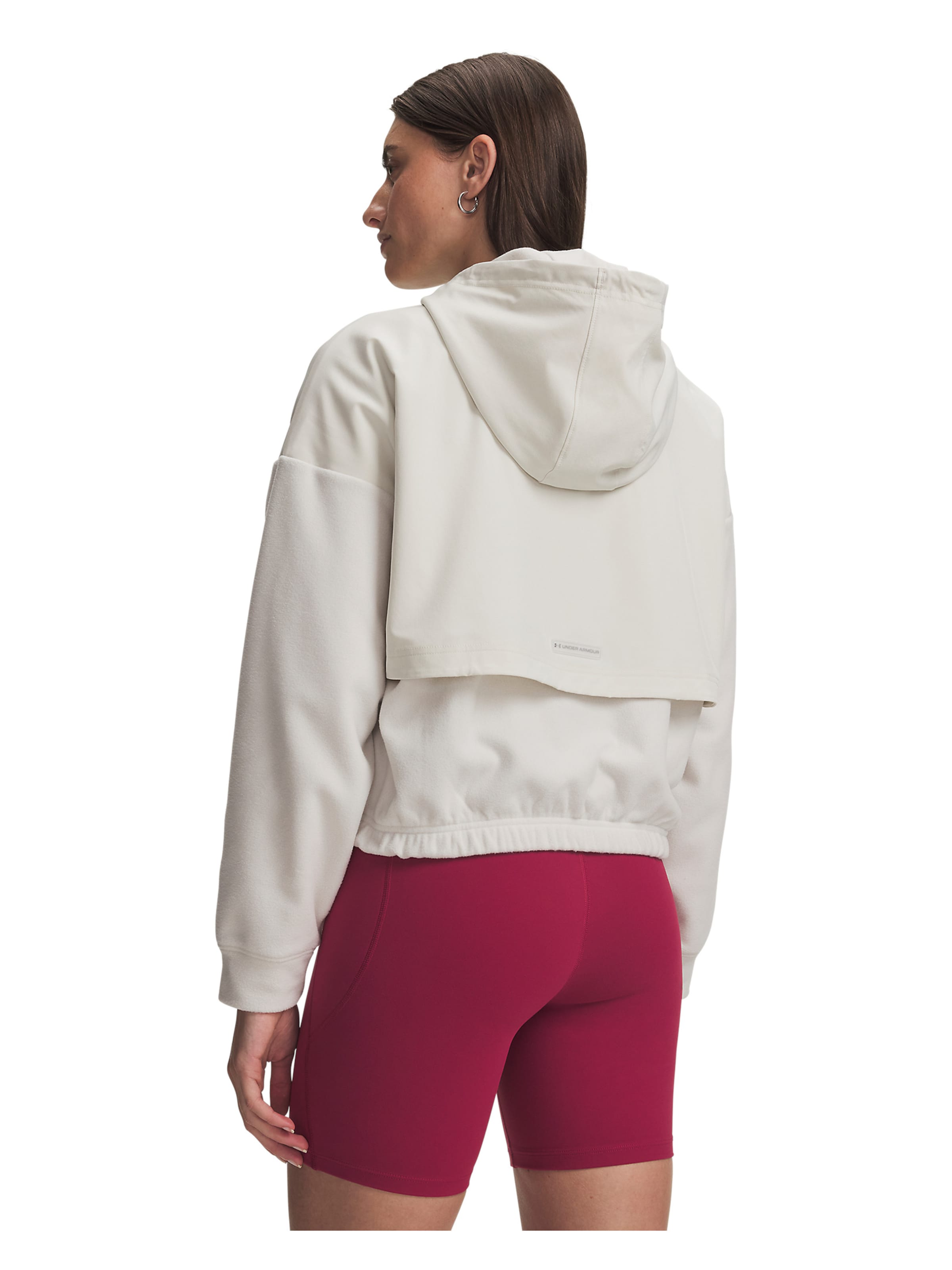 UNDER ARMOUR Fleece jas 'Performance' in Wit
