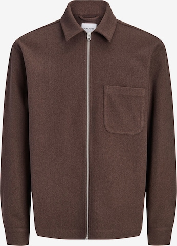 Veste mi-saison JACK & JONES en marron : devant
