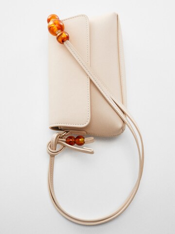 MANGO Shoulder Bag 'PACHURU' in Beige