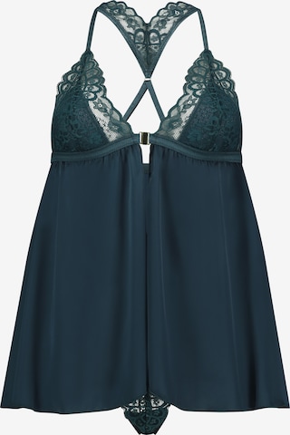 Hunkemöller Negligee 'Riri' in Blue: front