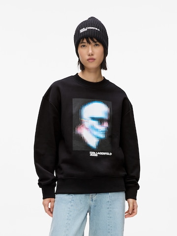 KARL LAGERFELD JEANS - Sweatshirt em preto: frente