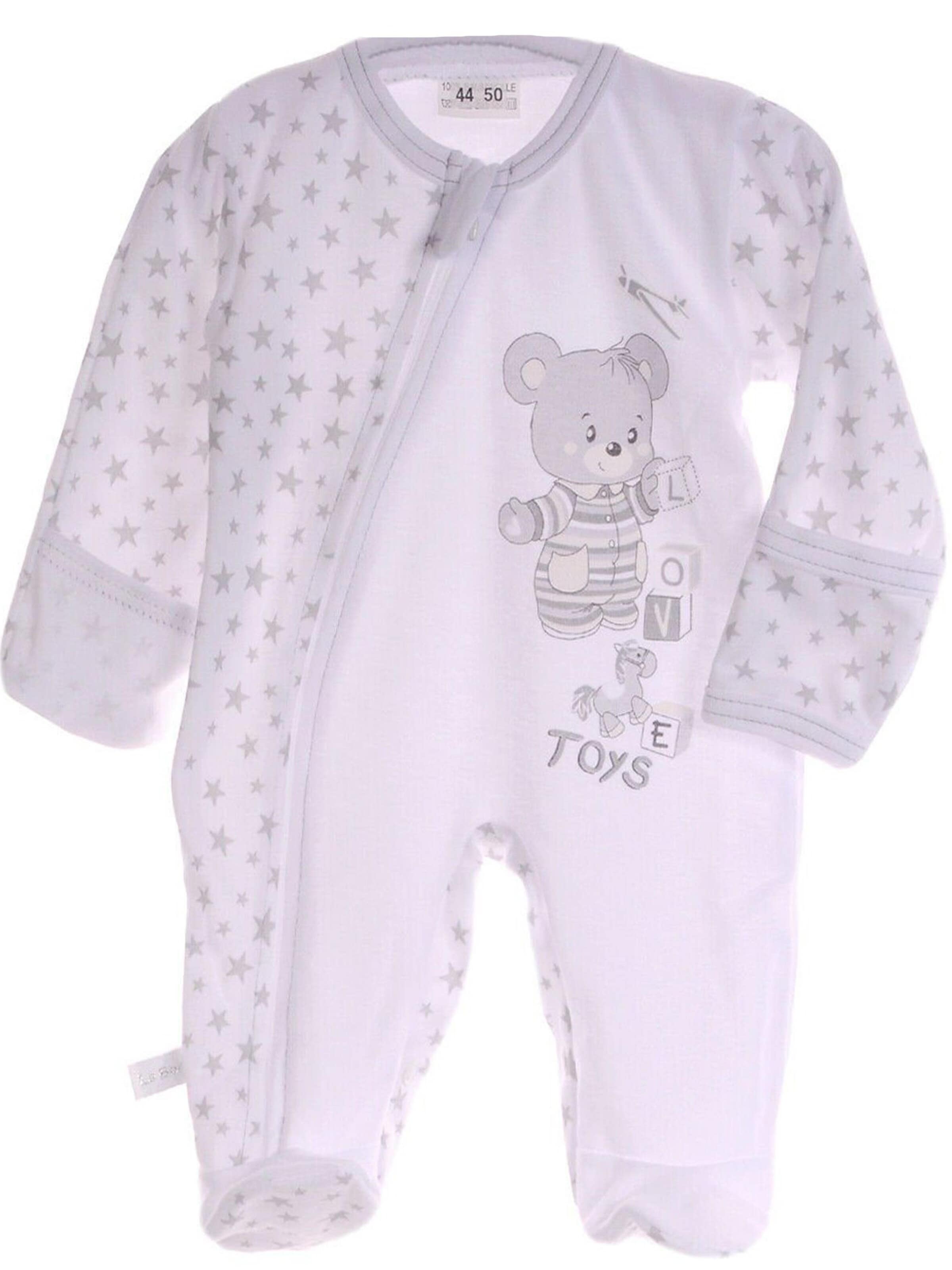La Bortini Dungarees in White: front