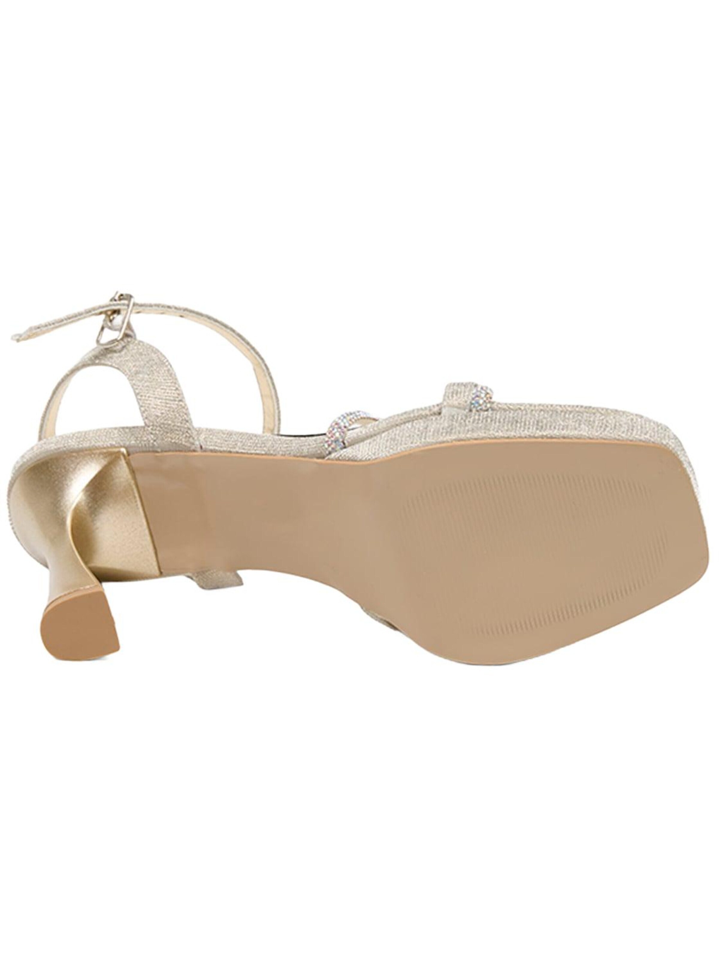 Desa - Sandalias con hebilla 'Pumps' en oro