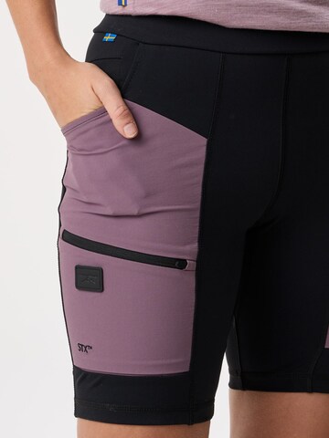 Skinny Pantalon outdoor 'Trondheim' SWEDEMOUNT en violet