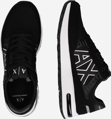 ARMANI EXCHANGE Platform trainers in Black