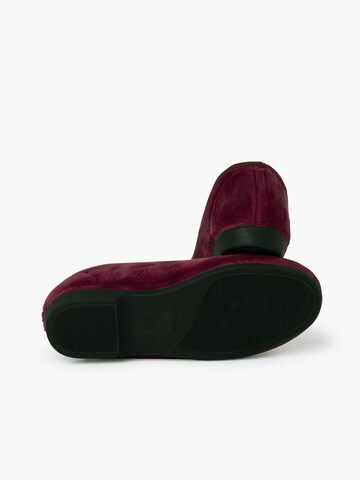 Pisamonas - Zapatillas de casa en rojo