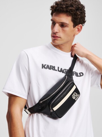 Karl Lagerfeld Belt bag 'Athleisure' in Black: front