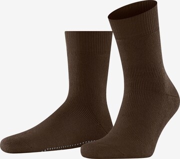 FALKE Socks 'Homepads' in Brown: front