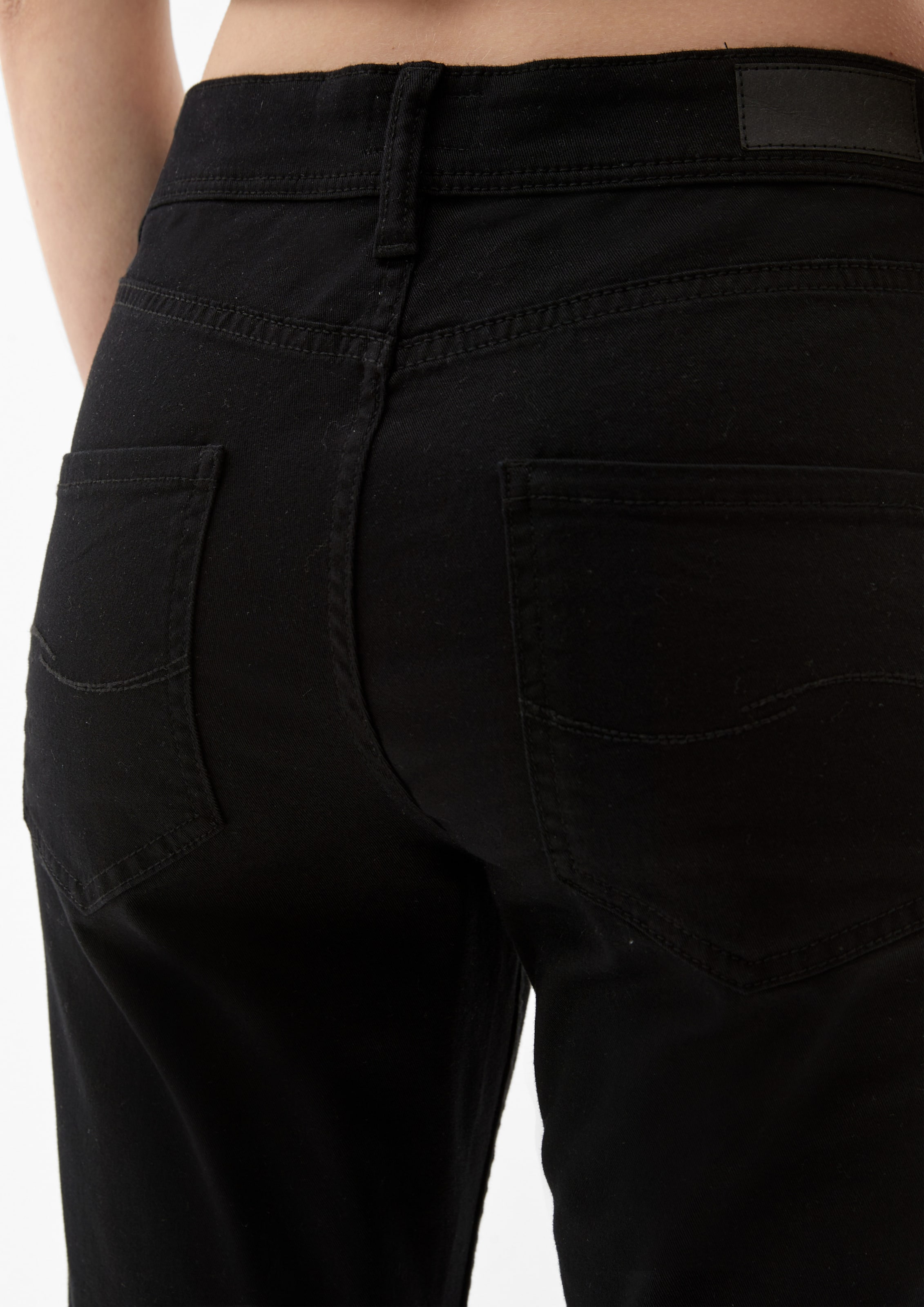 QS Slim fit Trousers ' CATIE ' in Black