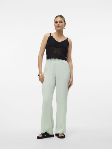 Wide Leg Pantalon à plis 'GISELLE' VERO MODA en vert