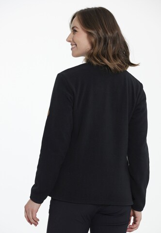 Gipfelglück Athletic Fleece Jacket 'Ines' in Black