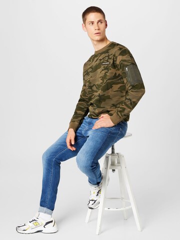 zaļš Pepe Jeans Sportisks džemperis 'Philippe'