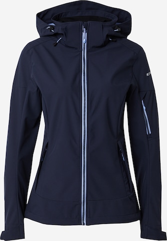 ICEPEAK Outdoorjas in Blauw: voorkant