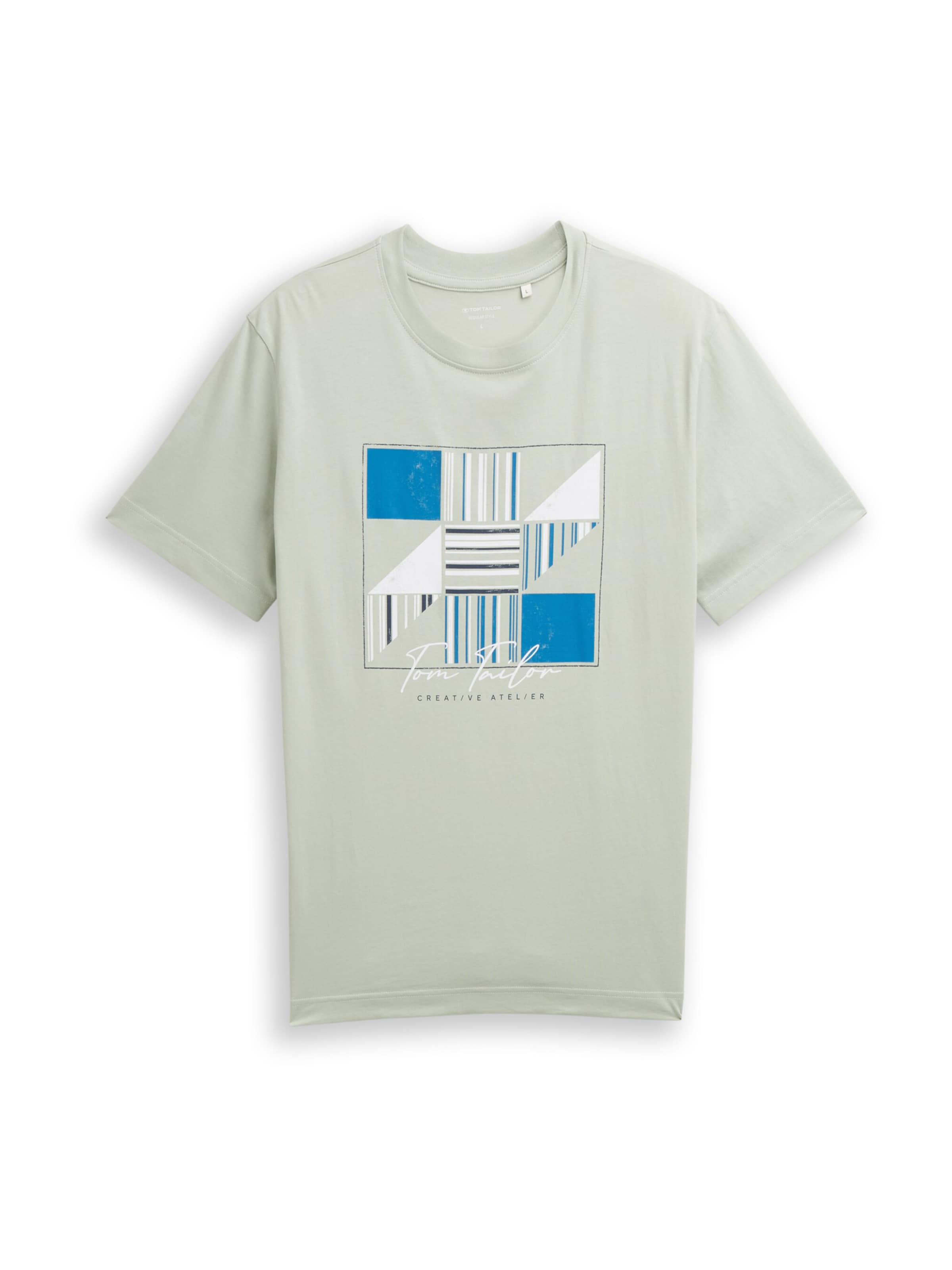 TOM TAILOR - Camiseta en verde: frente