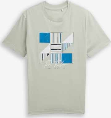 TOM TAILOR - Camiseta en verde: frente