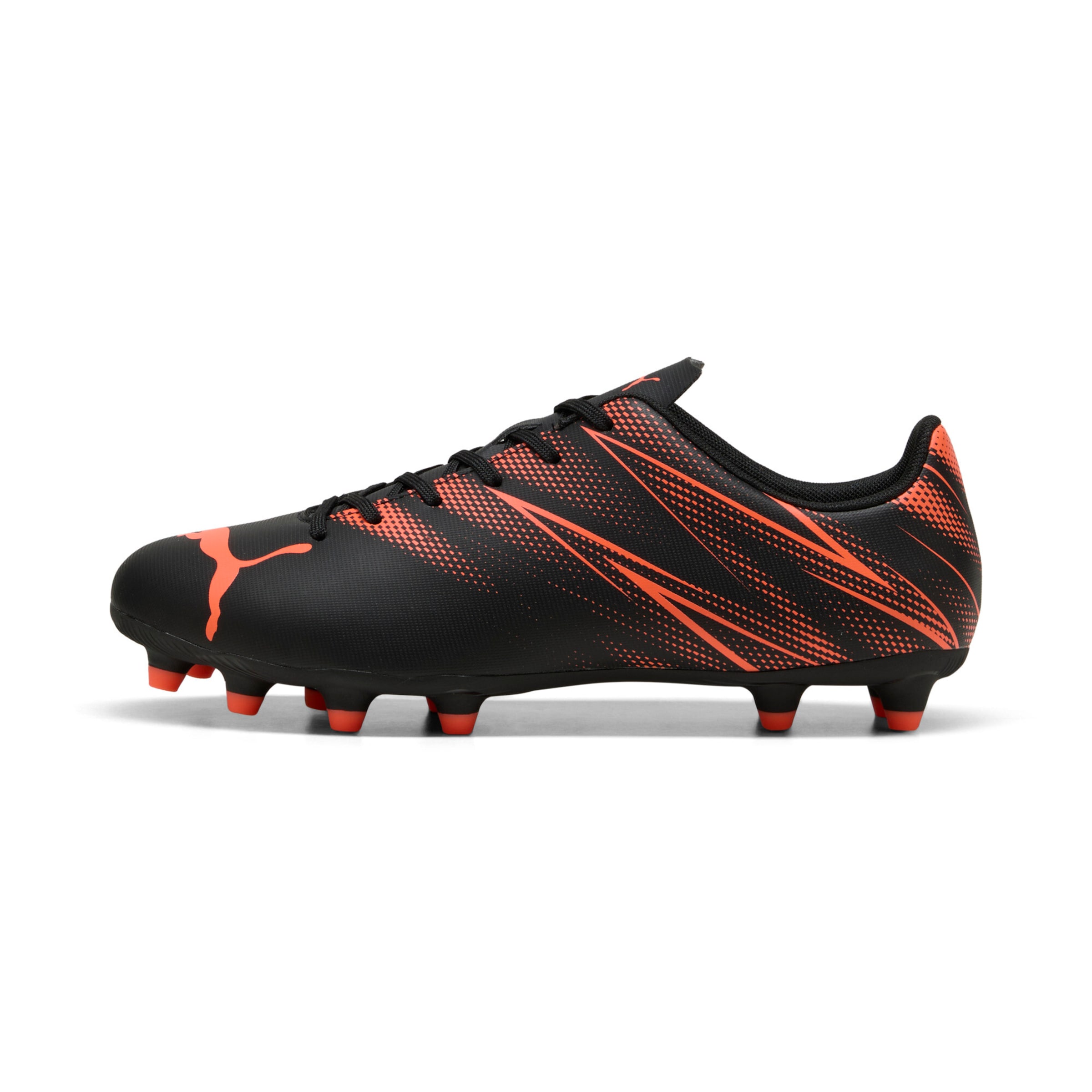 PUMA Soccer Cleats in Black: front