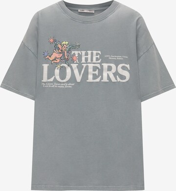 Pull&Bear Shirt in Grey: front