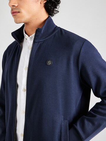 BOSS Sweatjacke 'C-Siza 01' in Blau