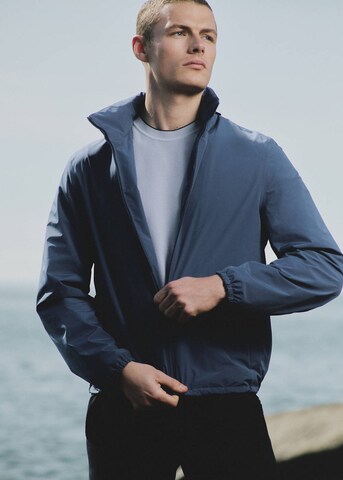 MANGO MAN Between-Season Jacket 'Cosmos' in Blue