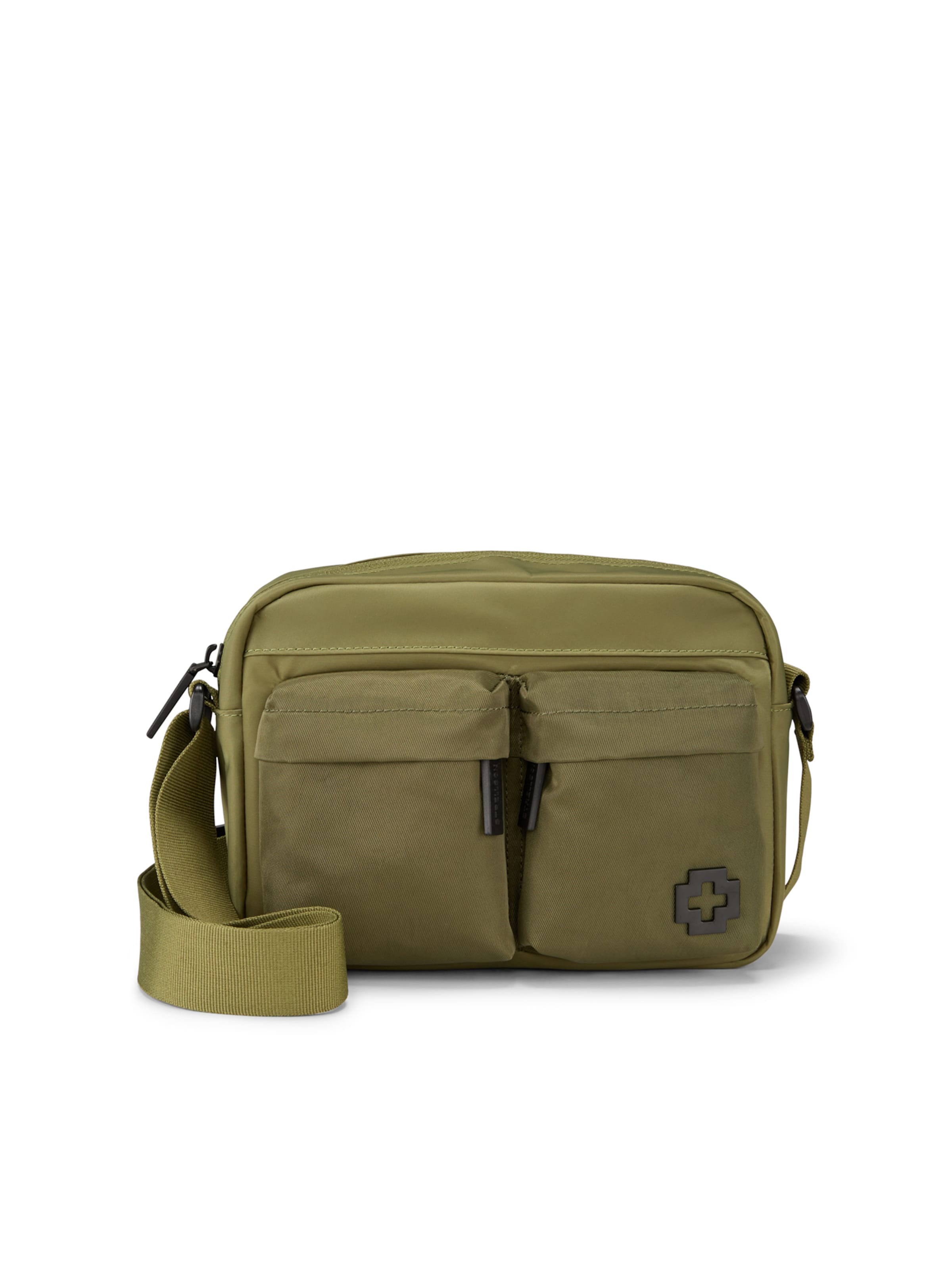 STRELLSON Crossbody Bag 'Wood Street Odd' in Green: front