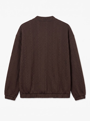 Veste de survêtement 'VMCJanni' Vero Moda Curve en marron