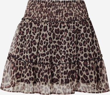 Jupe Noisy may en marron : devant