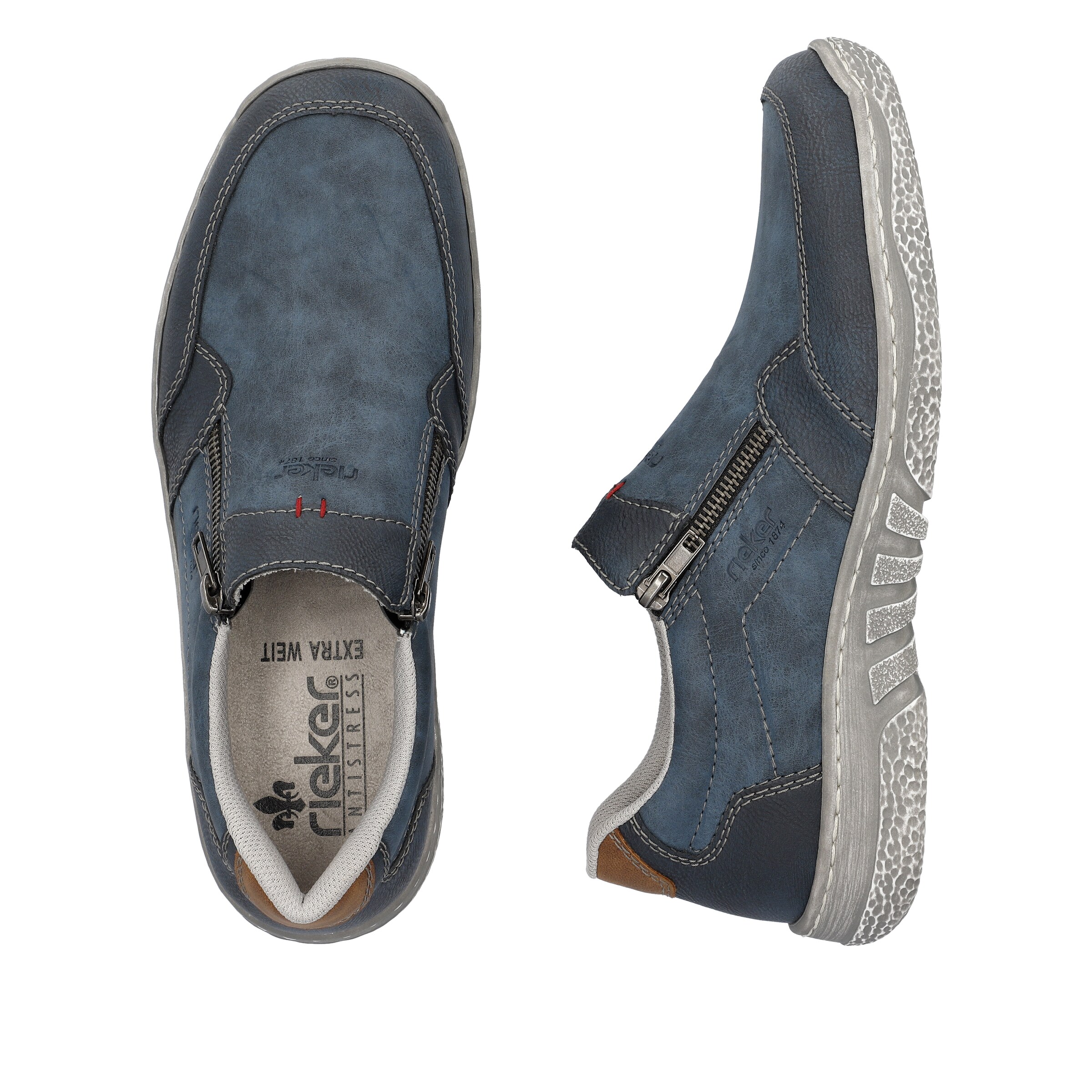Rieker Slip On in Blau