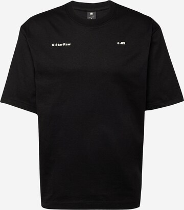 T-Shirt G-Star RAW en noir : devant