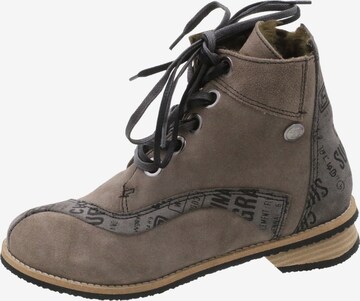 TIGGERS Lace-Up Ankle Boots in Grey