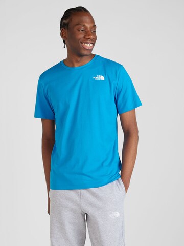 THE NORTH FACE - Camisa funcionais 'FOUNDATION' em azul