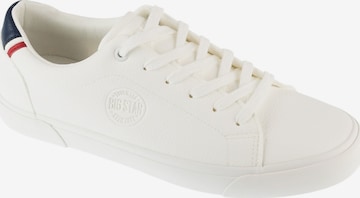 BIG STAR Platform trainers in White: front