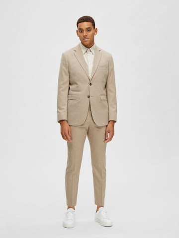 Slim fit Giacca da completo di SELECTED HOMME in beige