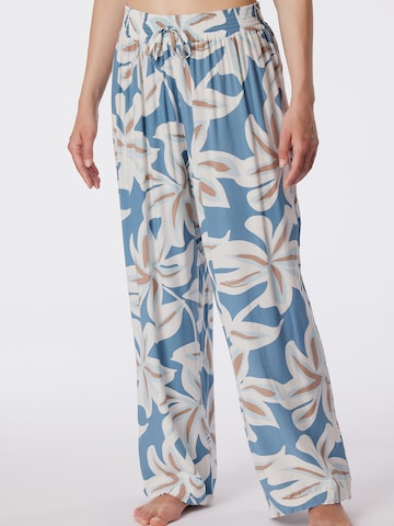 SCHIESSER Pajama Pants ' Mix + Relax ' in Blue: front