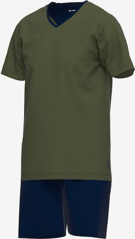 TOM TAILOR Short Pajamas in Green