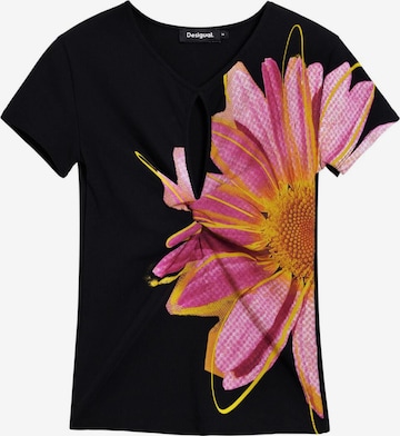 juoda Desigual Marškinėliai: priekis