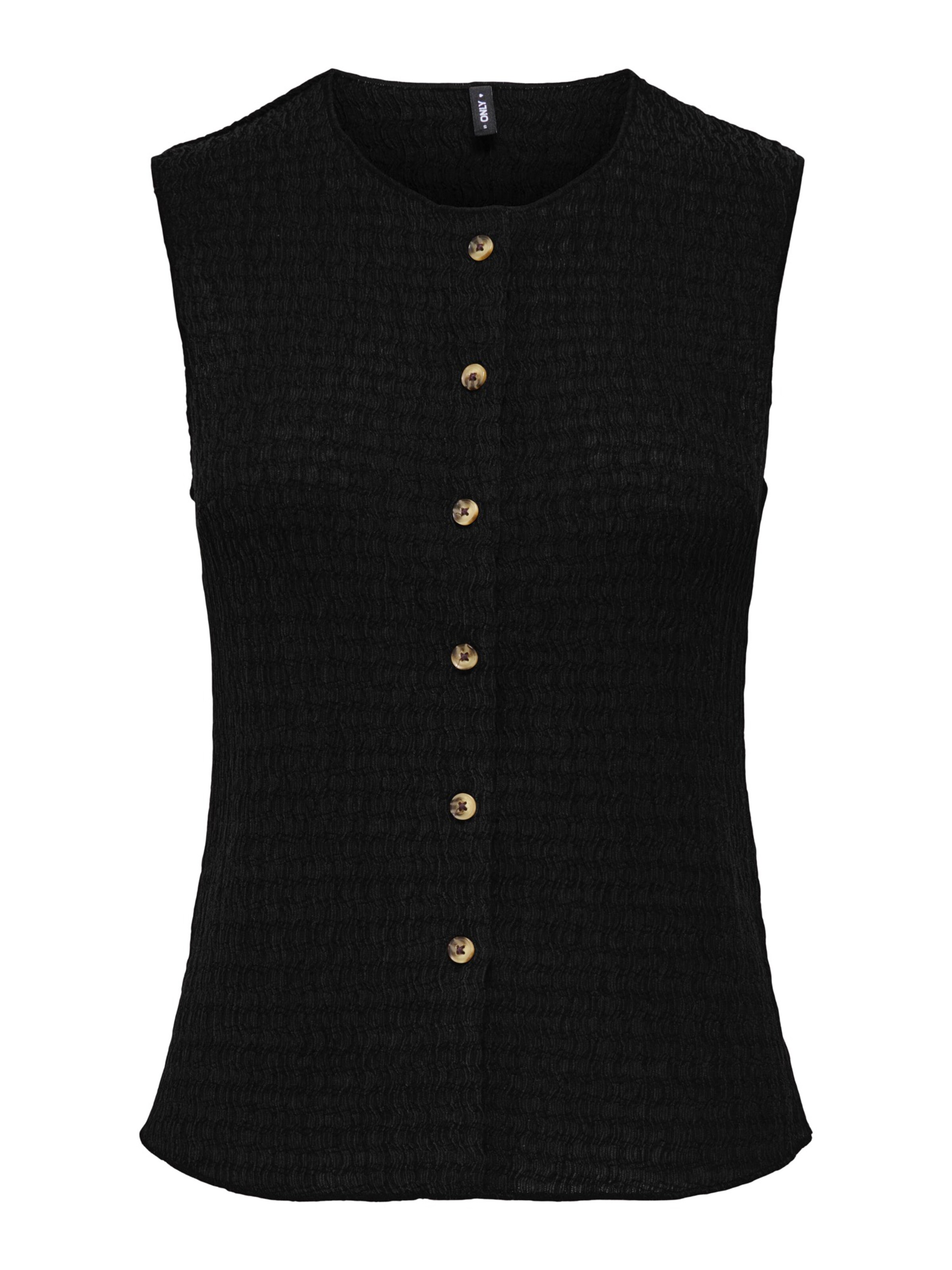 ONLY Kardigán 'ONLILSE' - fekete: elől