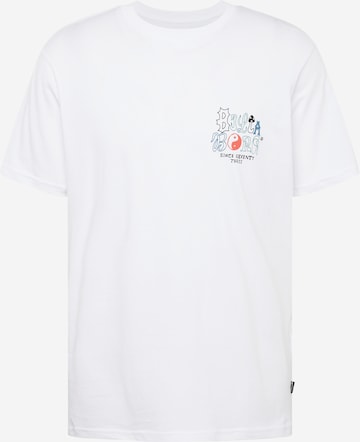 T-Shirt 'WORDED' BILLABONG en blanc : devant