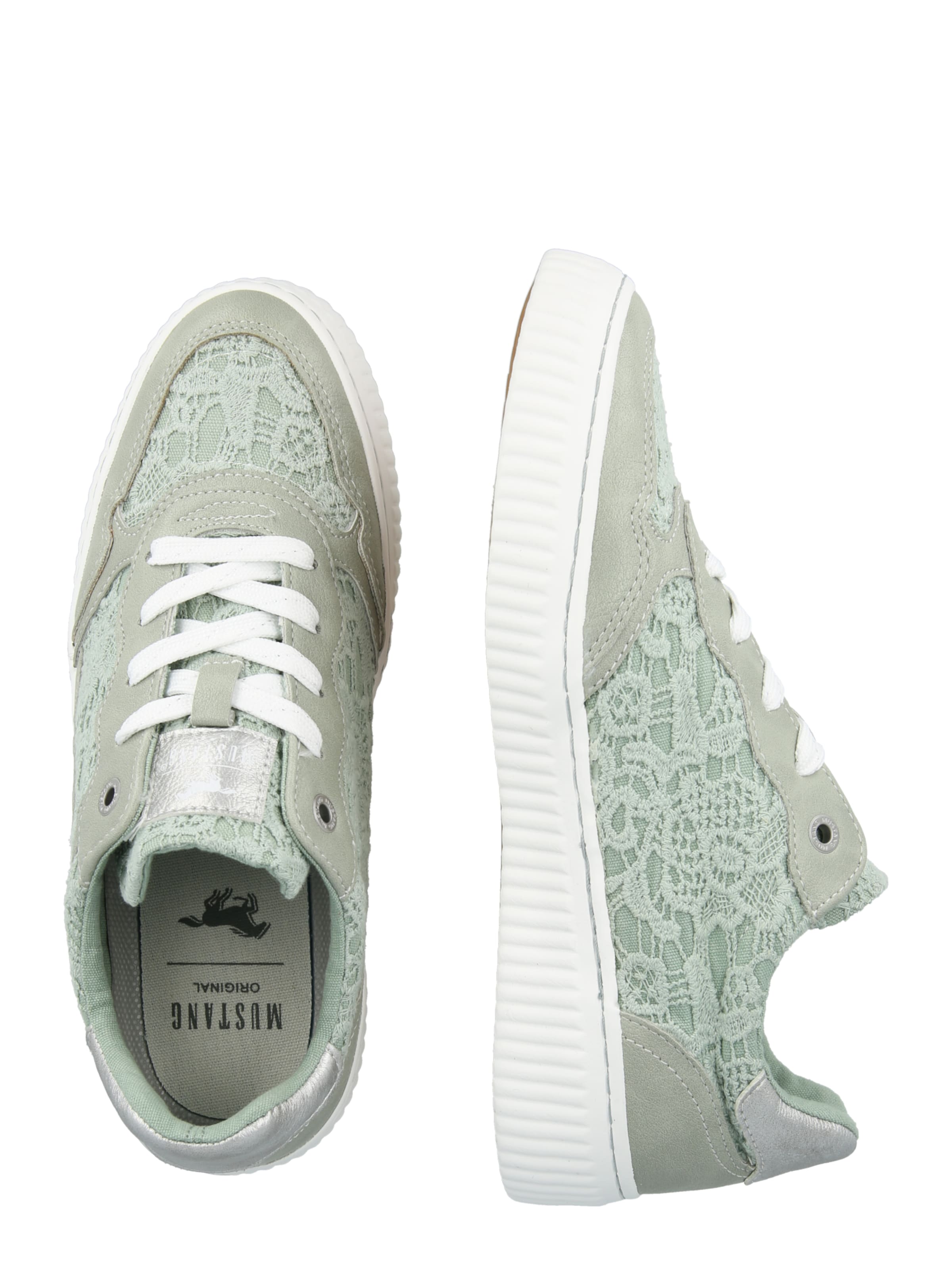 MUSTANG Nízke tenisky - Zelená