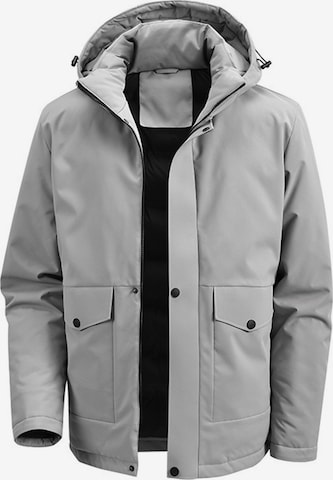 YOUTHUP Winter Jacket 'Kuschel' in Green: front