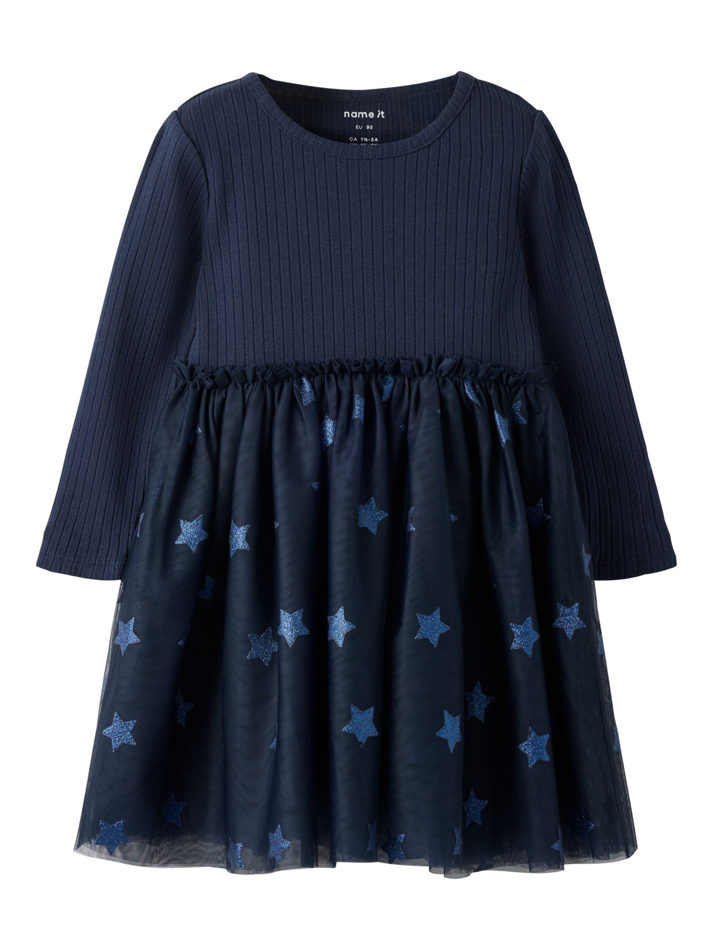NAME IT - Vestido en azul: frente