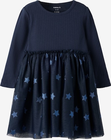 NAME IT - Vestido en azul: frente